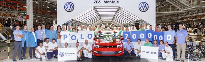 El Polo número 7 millones, made in Volkswagen Navarra