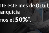 50% de descuento en tu franquicia