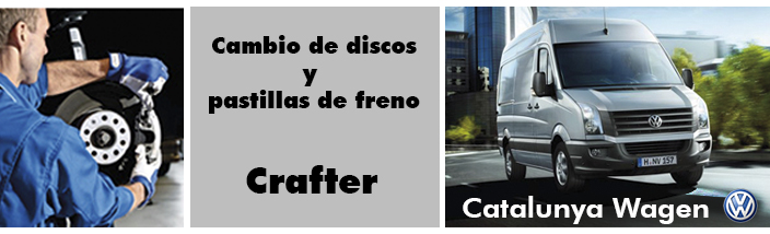 OFERTA Cambio de discos y pastillas de freno para tu Crafter, todo incluido!