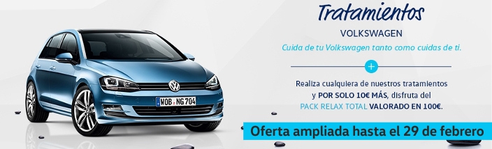 Hasta febrero, disfruta de los Tratamientos Volkswagen