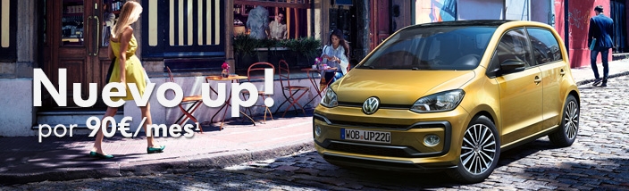 Volkswagen Move Up! por 90 euros al mes en Volkswagen Barcelona