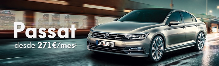 Nuevo Passat desde 271 €/mes en Volkswagen Barcelona